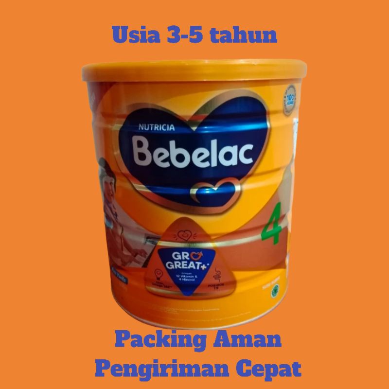 BEBELAC 4 SUSU PERTUMBUHAN ANAK USIA 3-5 TAHUN RASA VANILA MADU KALENG 800 GR