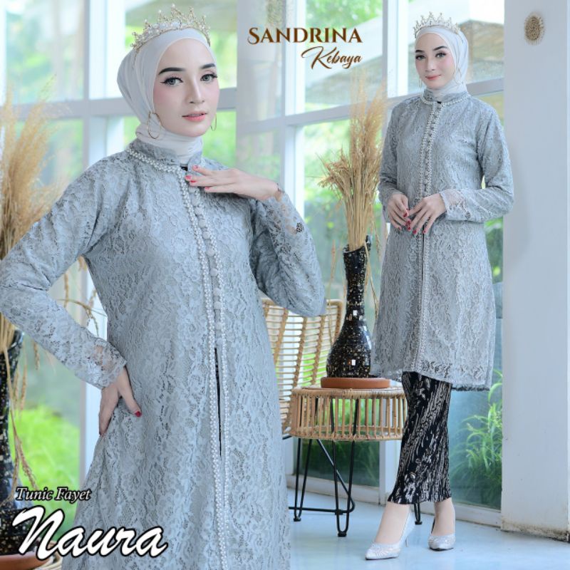 tunik fayet kancing/kebaya ibu/tunik naura