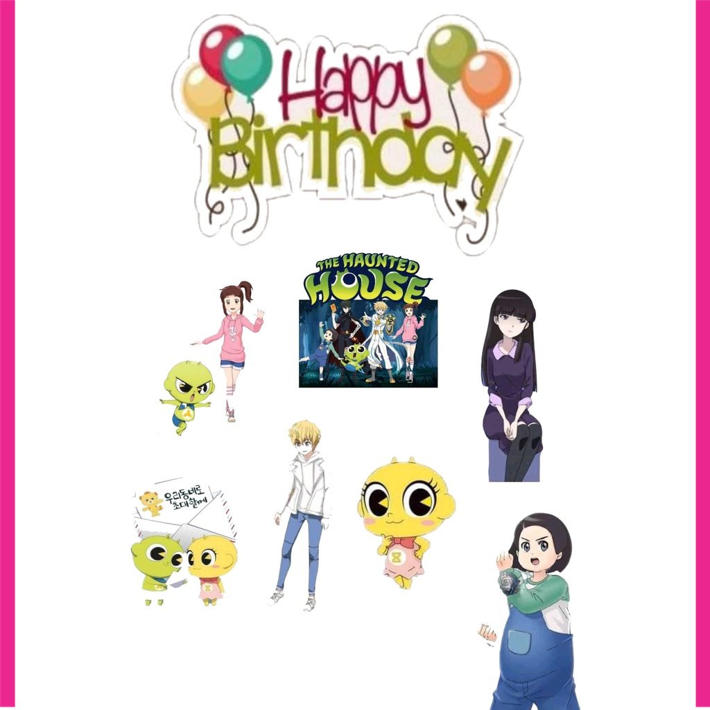 

BIGBAG TOPPER CAKE ULANG TAHUN / HIASAN KUE SHINBI HOUSE