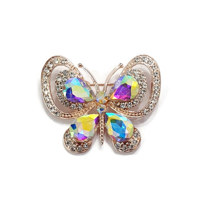 Korea High-end Mutiara Oval Berlian Imitasi Bros Perhiasan Populer