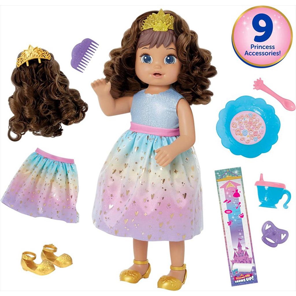 Baby Alive Princes Ellie Grows Up Boneka Tumbuh 3 in 1 Hasbro F5237