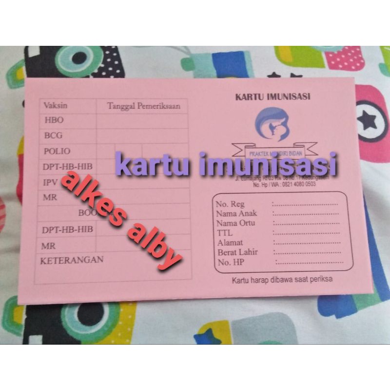 FORM KARTU IMUNISASI/IMUNISASI TT