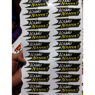 Jual Stiker kamu nanya dilan cepmek | Shopee Indonesia