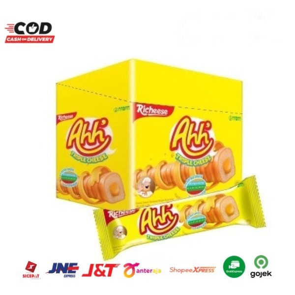 

Classica2106 ( Berkah ) Nabati Ahh Richeese Richoco Box All Varian Rasa Ahh Coklat Ahh Keju Triple