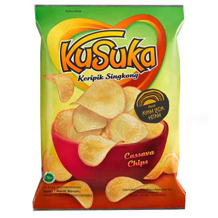 

KUSUKA KRIPIK SINGKONG AYAM LADA HITAM 60GR