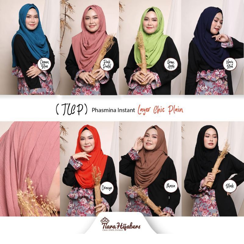 Preloved Hijab TLCP by Tiara hijaber warna navy