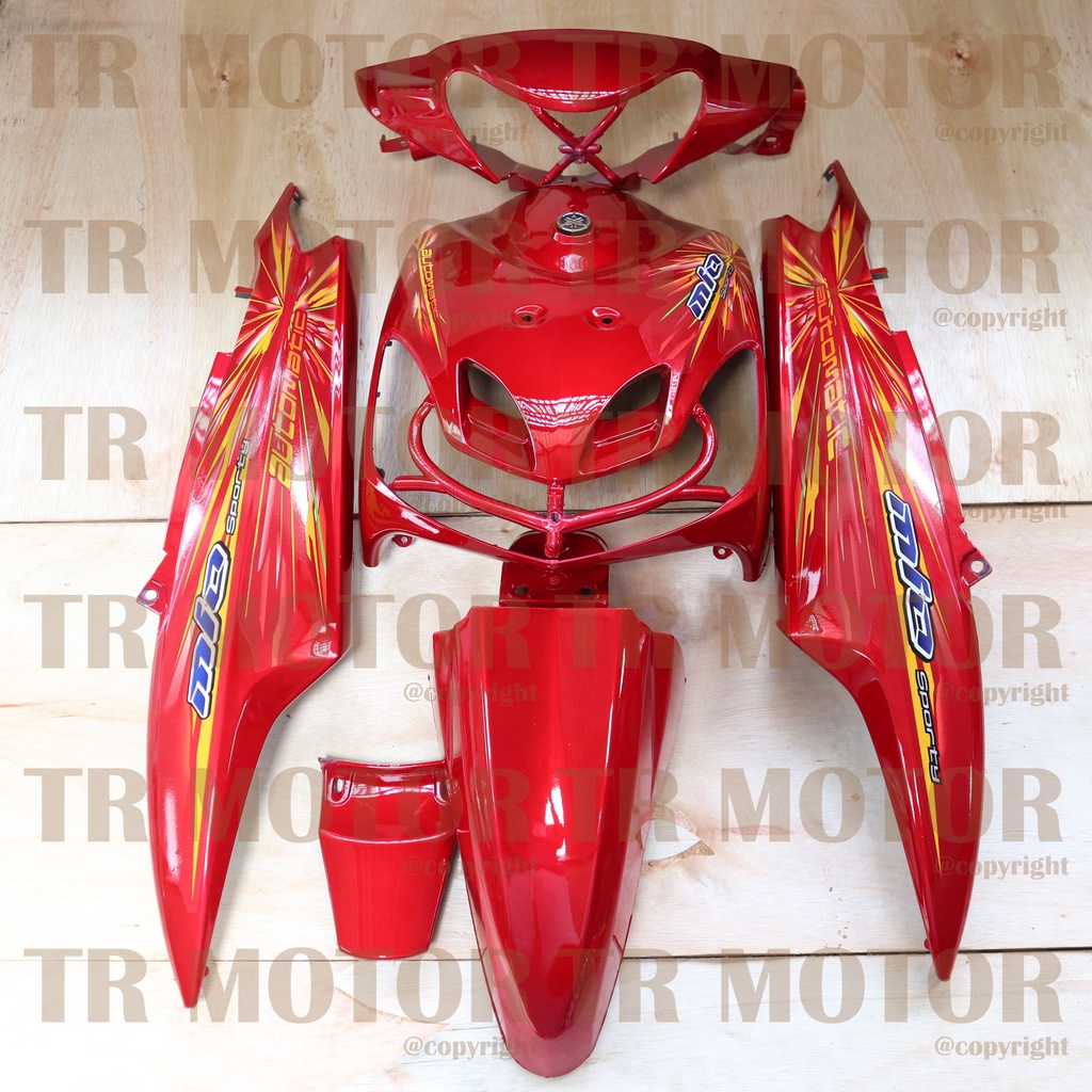 Body Mio Sporty Full Set 2008 Merah Body Halus Mio Sporty Mio New