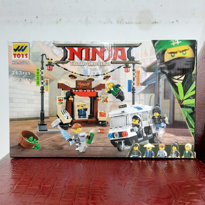 brick ninja go city chaser police 256 pcs Decool 20015 - SY 10714