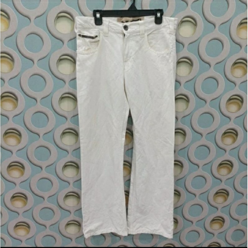 Celana Jeans Putih Pria EMPORIO ARMANI Second Original Size 32 D001