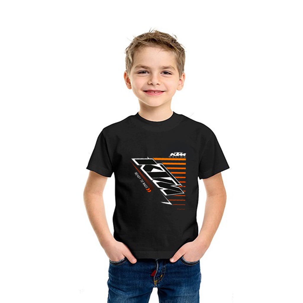 BAJU KAOS ANAK MOTOR KTM TRAIL BAJU ANAK LAKI LAKI PEREMPUAN UNISEX MOTIF GAMBAR KTM TERBARU