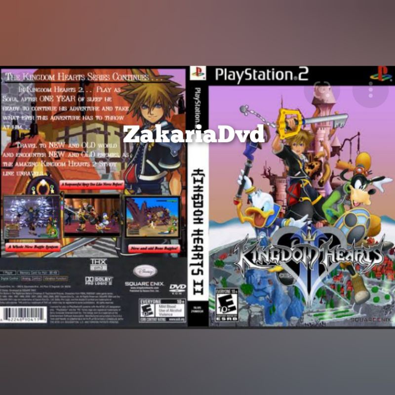 Kaset Ps 2 Kingdom Hearts 2