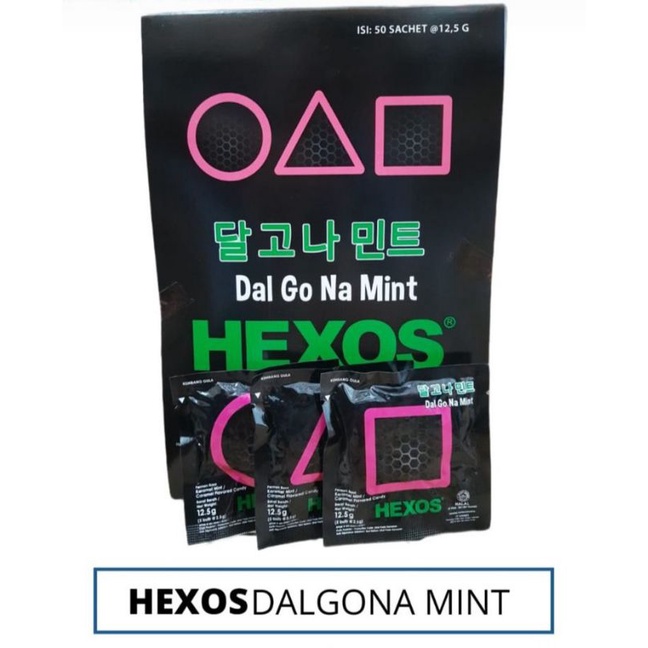 

PERMEN HEXOS DALGONA MINT