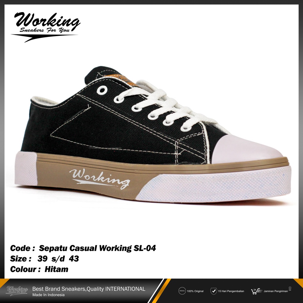 Working Sneakers For You Sepatu Kanvas Pria SL-04