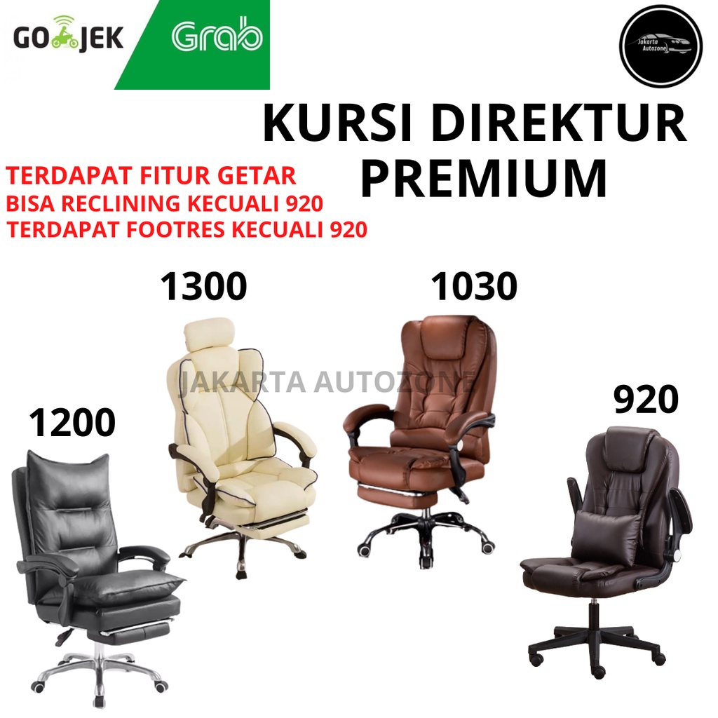 Kursi Kerja Kursi Direktur Kursi Manager Kursi Kulit Footrest Premium