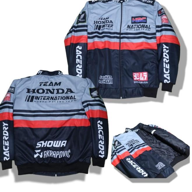 Jaket Nascar Motif Terbaru jacket Otomotif Motor Aneka Motif - Racerdry Hitam, L
