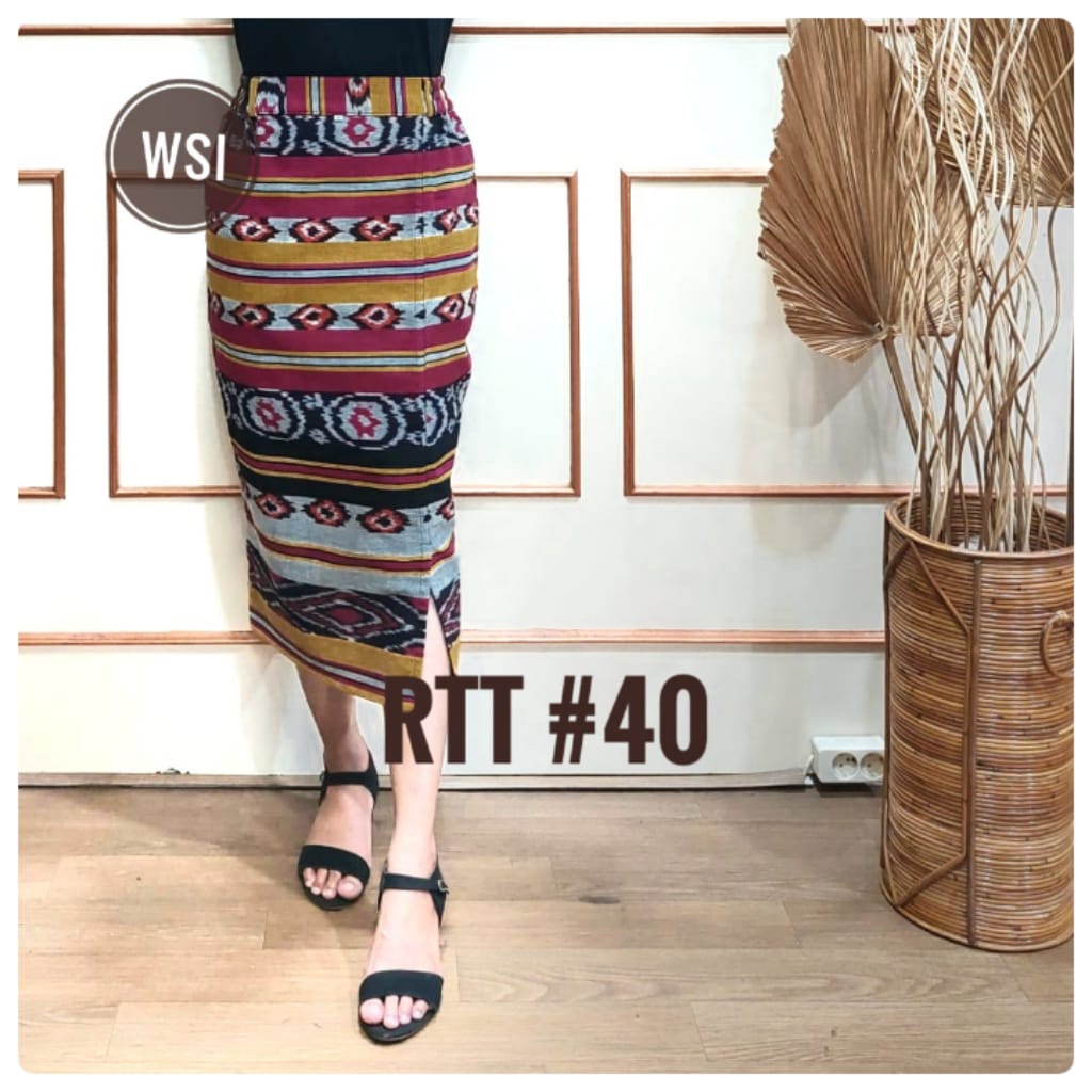 New..Rok Tenun Span 7/8 Asli Jepara/Rok Span Tenun Wanita/WSI