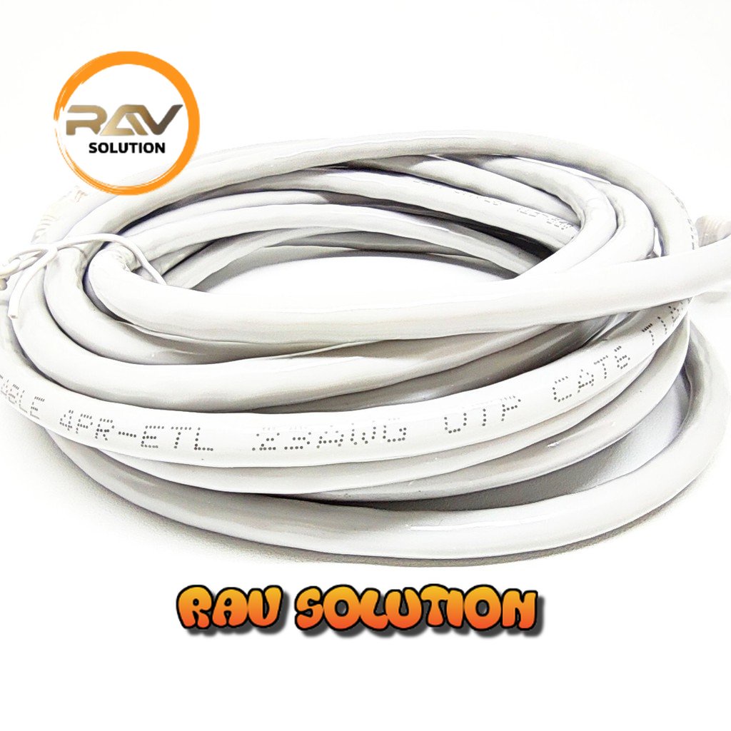 KABEL LAN 5M CAT 6 / KABEL UTP 5 METER PABRIKAN CAT 6
