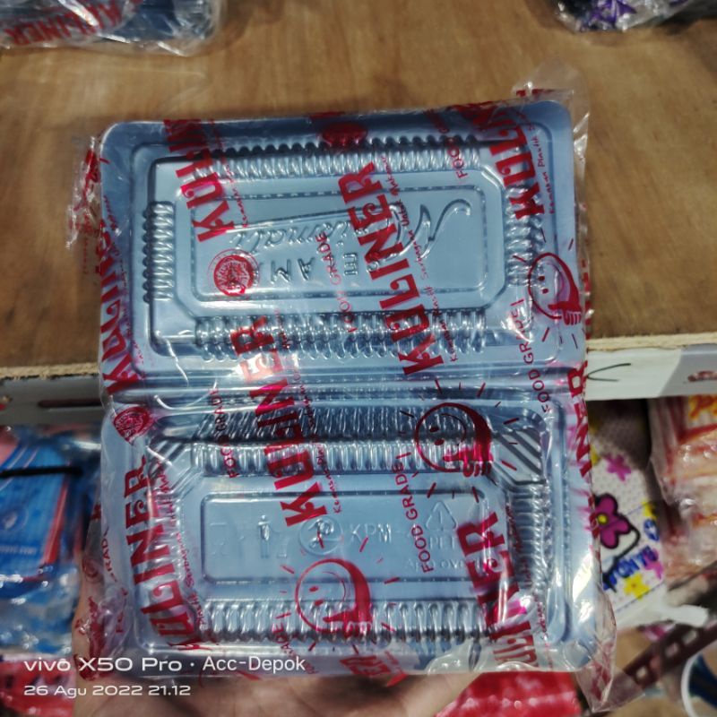 MIKA PLASTIK 4A 4XC  ISI 100 PCS / MIKA KUE UKURAN K4 MEREK KULINER