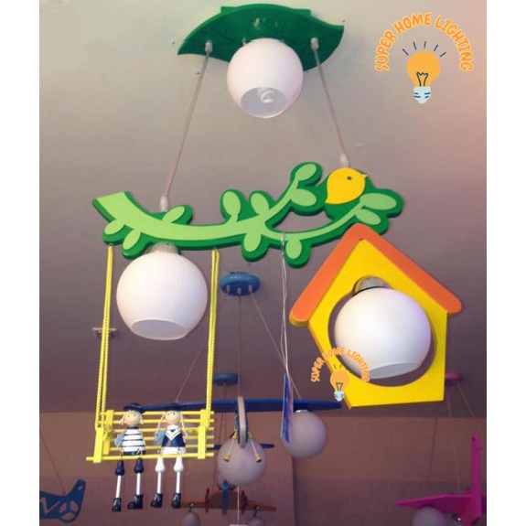 Lampu Gantung Minimalist Kamar Tidur Anak Model Taman 529108
