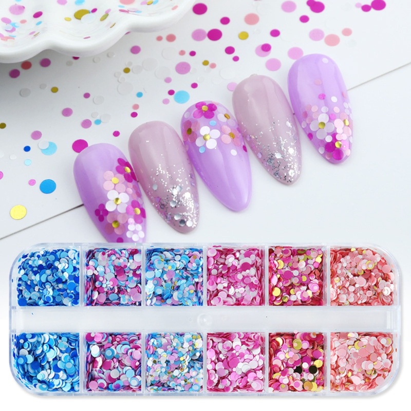 Siy Cetakan Resin Epoxy Sequin Glitter Untuk Dekorasi Nail Art DIY