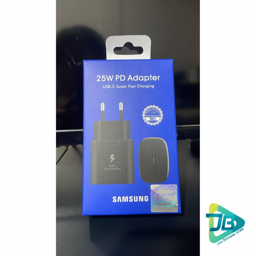 Adaptor Kepala batok Charger Casan Samsung Galaxy A33 A53 A73 5G a32 A52 a72 A52S note 10 note 20 S21 S21+ S21 ultra s22 s22ultra z flip 3 z fold 4 25W &amp; 45W Original USB C TO C Super Fast Charging JB6253