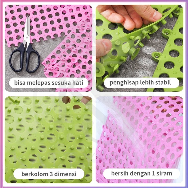 Pet cage mat/anti-skid mat terhubung dengan pola/kucing dan anjing cage mat kucing toilet