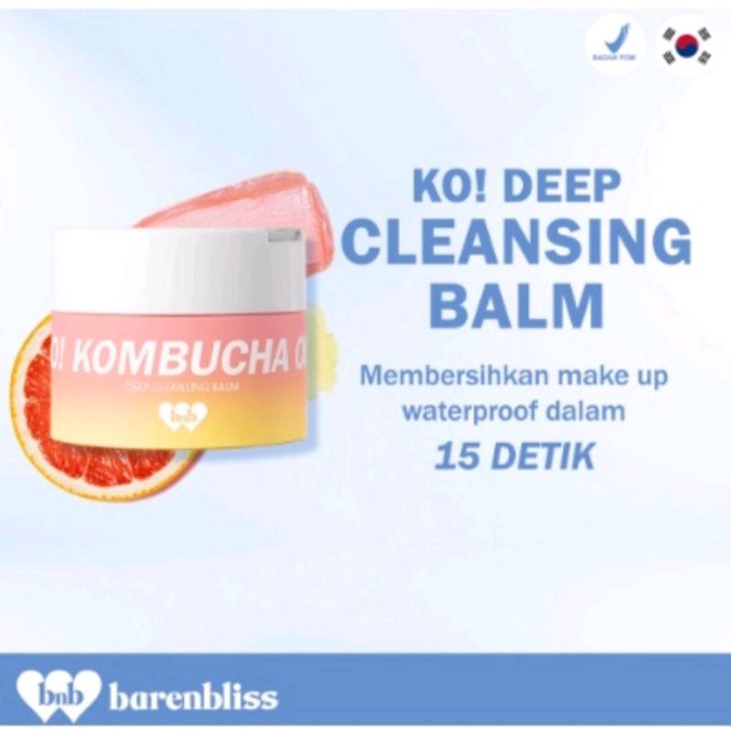 Barenbliss K.O kombucha omega deep cleansing balm