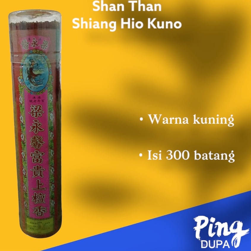 Dupa Cendana Tabung Shan Than Shiang Hio Kuno Made In Hongkong