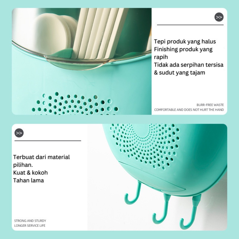 CEO Tempat Penyimpanan Peralatan Makan Rak Sendok Gantung / Tempat Sendok Gantung