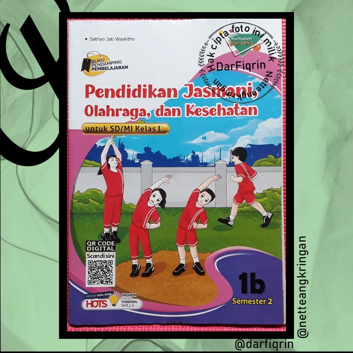 LKS PJOK Penjas Kelas 1 2 4 5 Semester 2 SD/MI KURMER Kurikulum Merdeka-HOTS