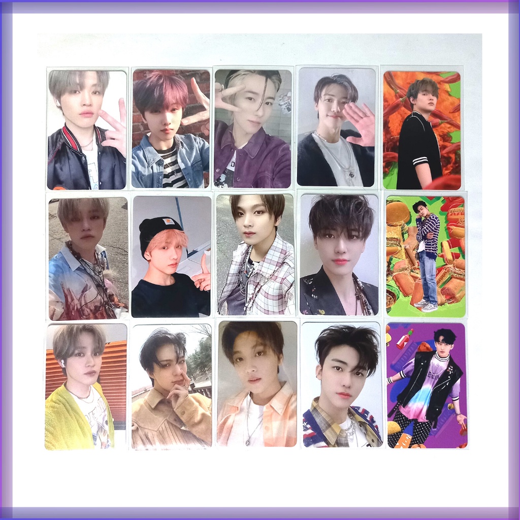 READY OFFICIAL PHOTOCARD PC NCT DREAM HOT SAUCE AR CLIP AR SELCA BORING CHILLING CRAZY YZY JISUNG CH