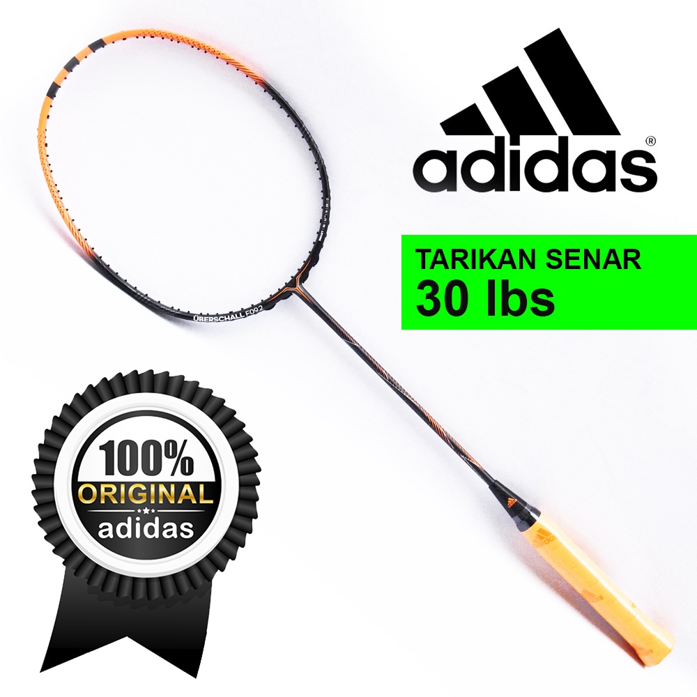 Raket Bulutangkis Badminton Adidas uberschall F09.2 Black