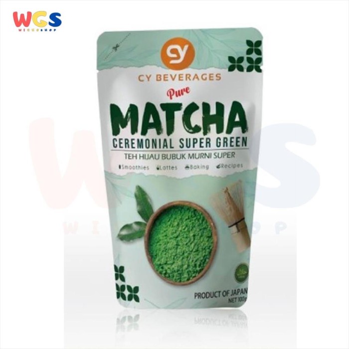 

CY PURE MATCHA CEREMONIAL SUPER GREEN TEA 100G
