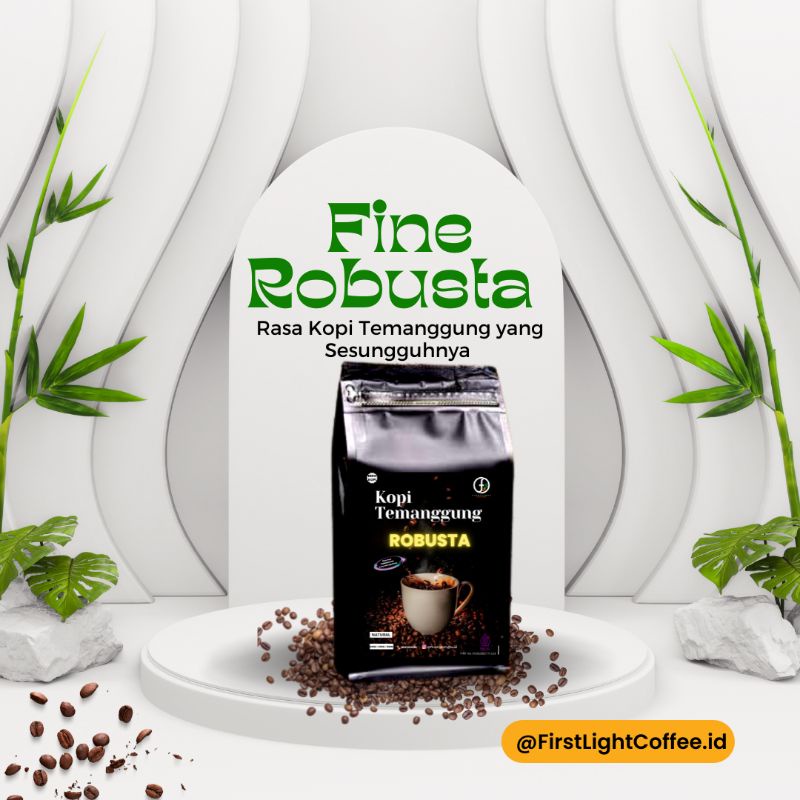 

Kopi bubuk/biji matang Java Robusta, Temanggung