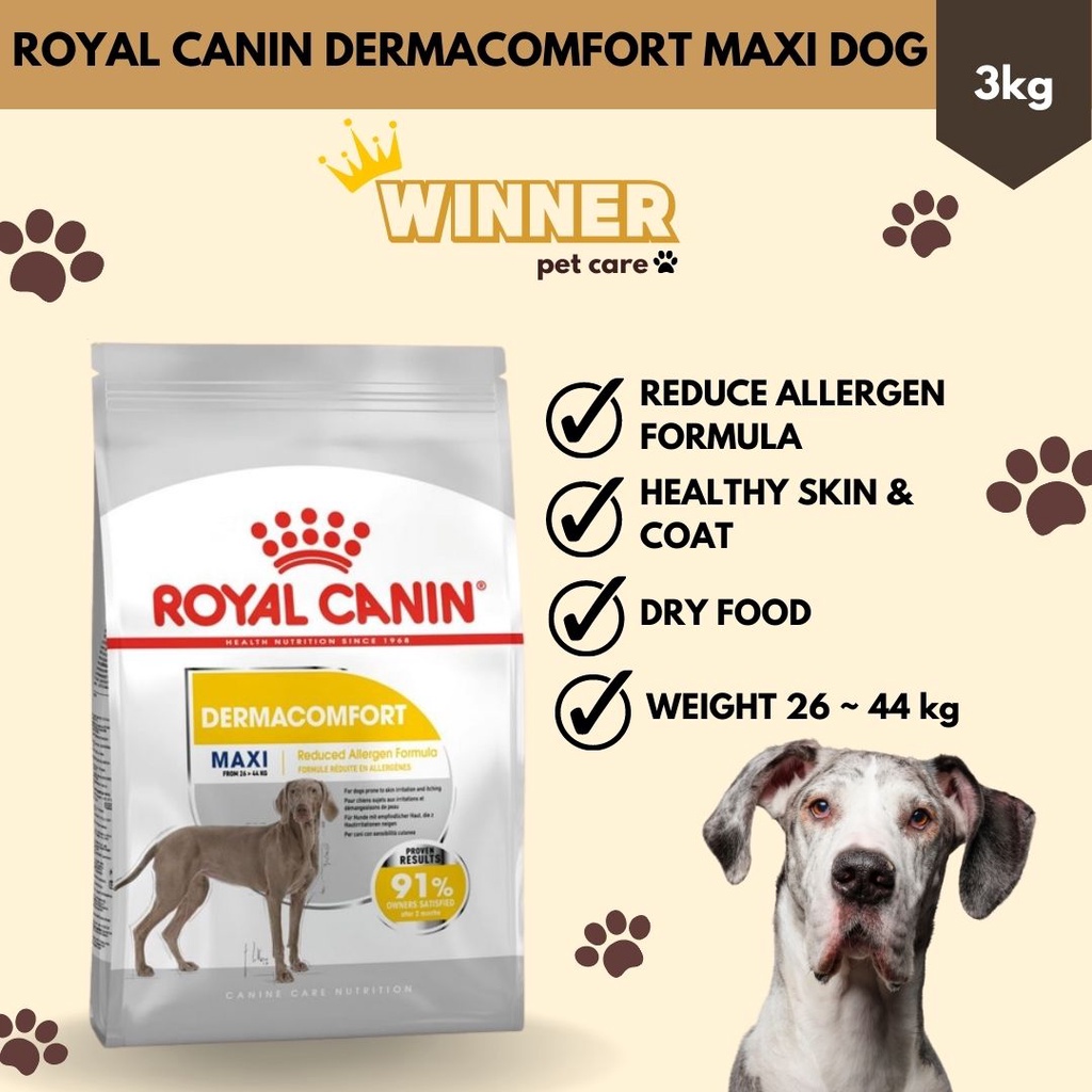 Royal Canin Dermacomfort Maxi Dog Food Freshpack 3kg