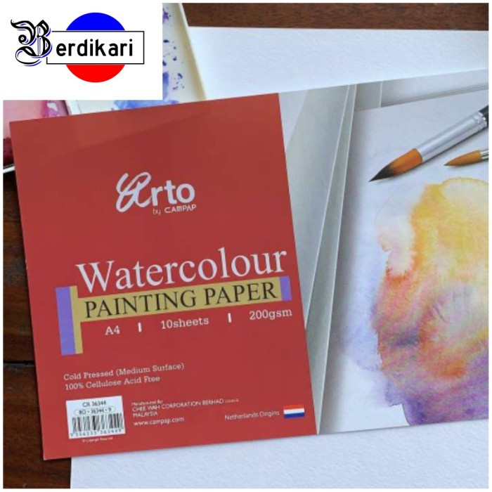 

.........] Arto A4 Watercolor Paper Cellulose 200 gsm