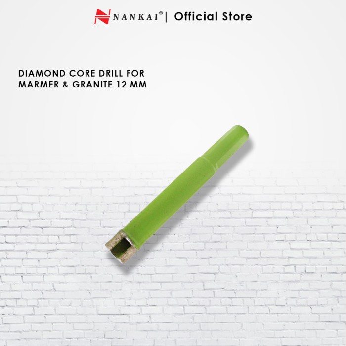 Nankai Diamond Core Drill 12Mm / Mata Bor Batu Marmer Granite