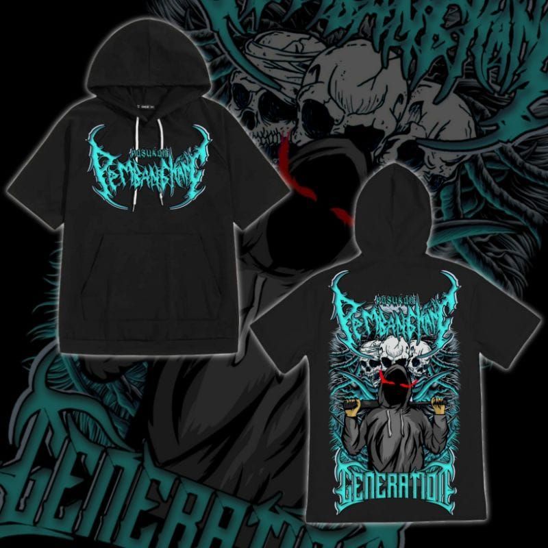 TS HOODIE DISTRO PASUKAN PEMBANGKANG GENERATION TS HOODIE DESAIN TERBAIK BISA COD