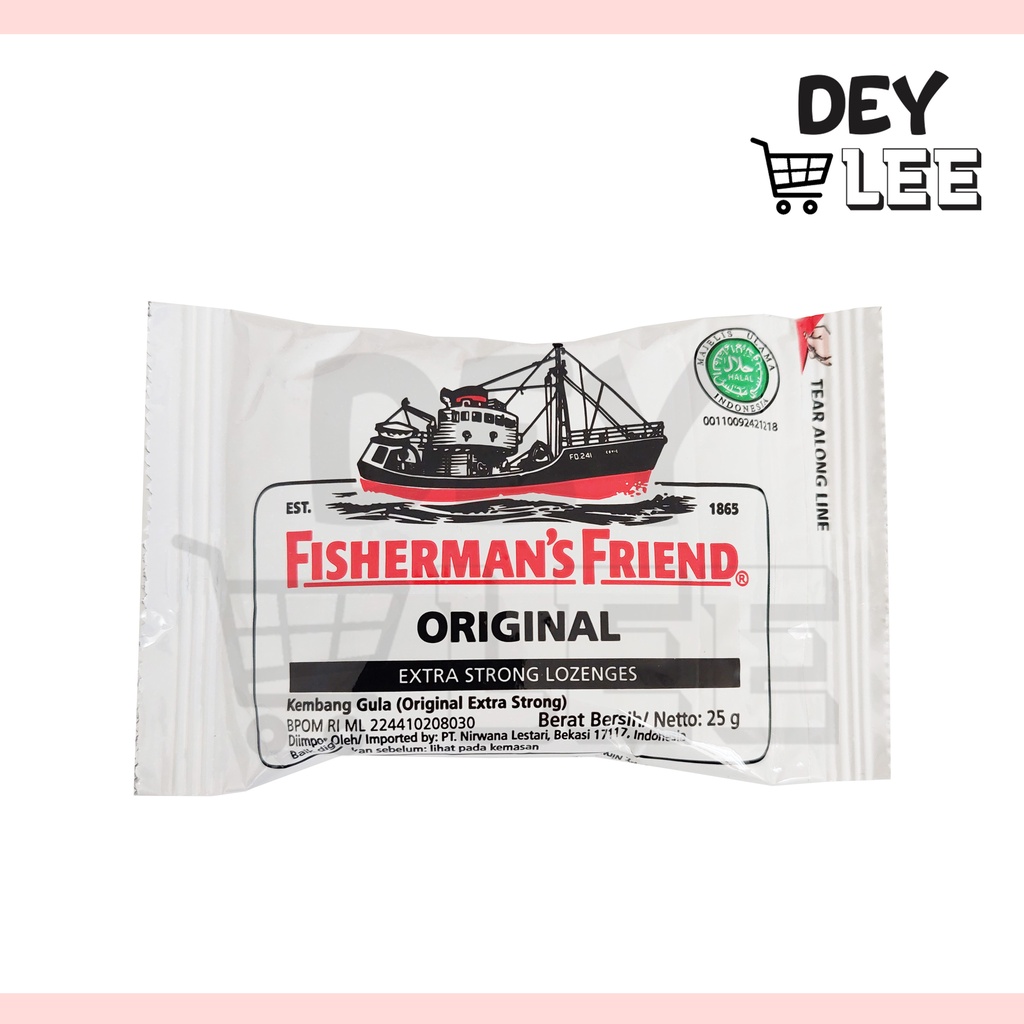 

FISHERMAN'S FRIEND Original Extra Strong Lozenges Permen Kembang Gula