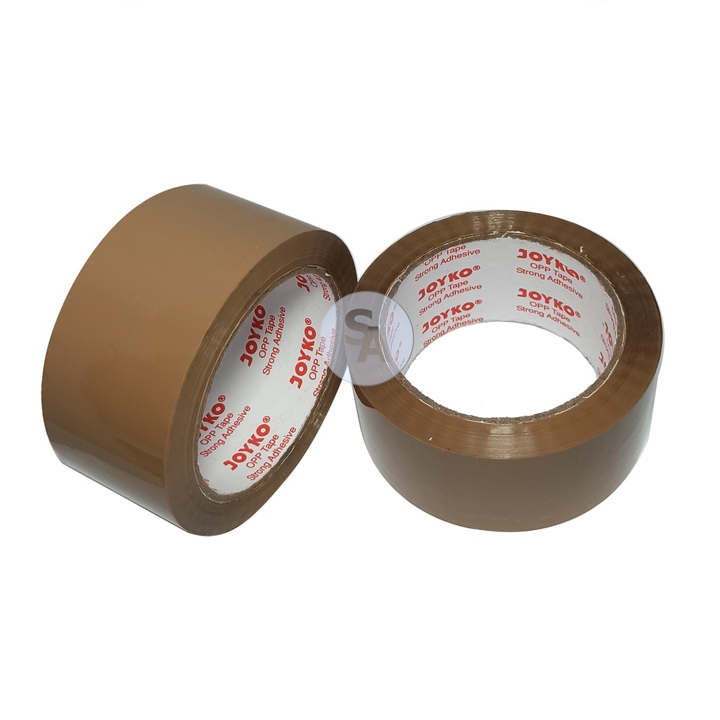 

JOYKO - Jual Opp Tape Lakban Plastik Serbaguna Bening & Coklat 2 Inch x 80 Meter 48mm x 80m - ROLL