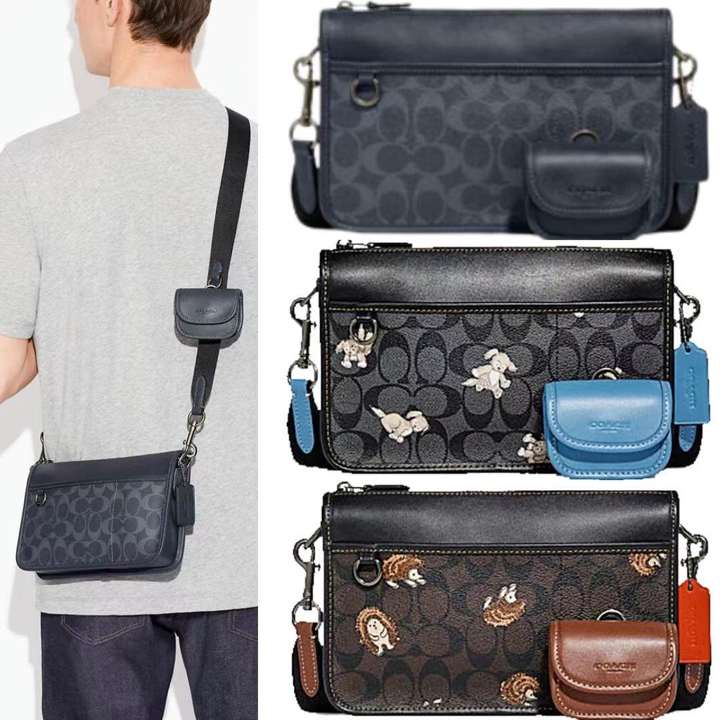 Coach 8141  131  HERITAGE shoulder bag messenger bag two in one multi-purpose bag envelope bag handbag messenger bag   ycb