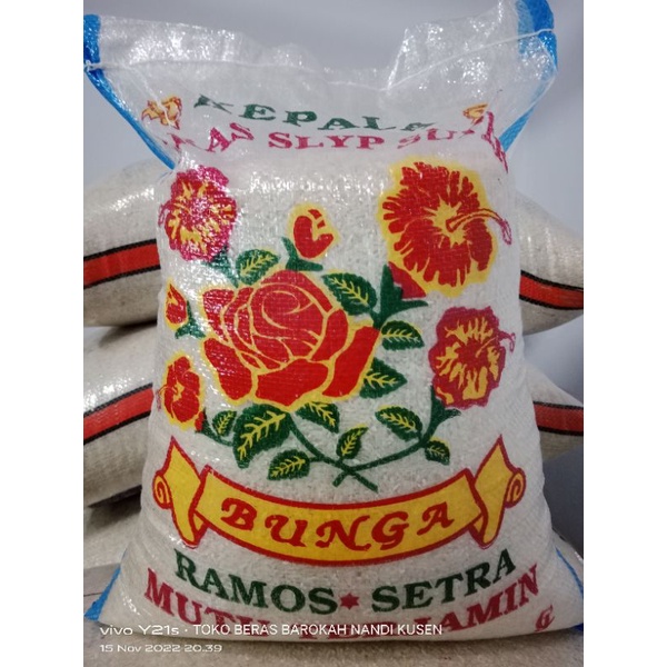 

Beras asli slyp cap bunga 20 kg