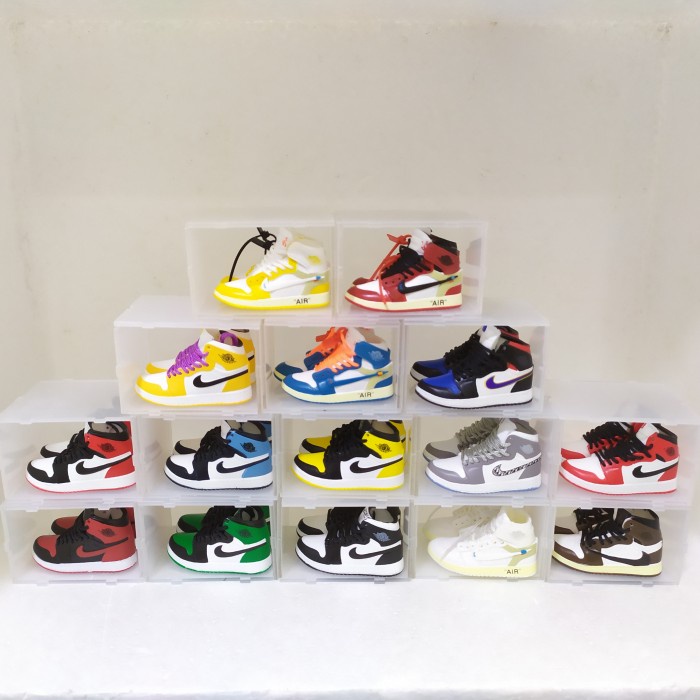 Miniatur Sepatu AJ1 / Sepatu Mini Sneakers / Koleksi Sepatu AJ1