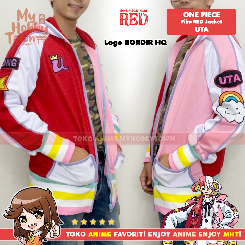 Jaket Anime One Piece Red Uta Utahime Kostum Cosplay