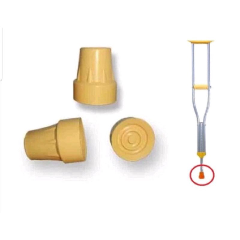 karet kaki bawah tongkat kruk