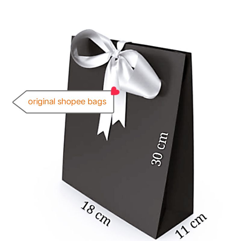 

PANDORA ORIGINAL shopee paperbags SUPER BLACK 18 X 11 X 30 cm
