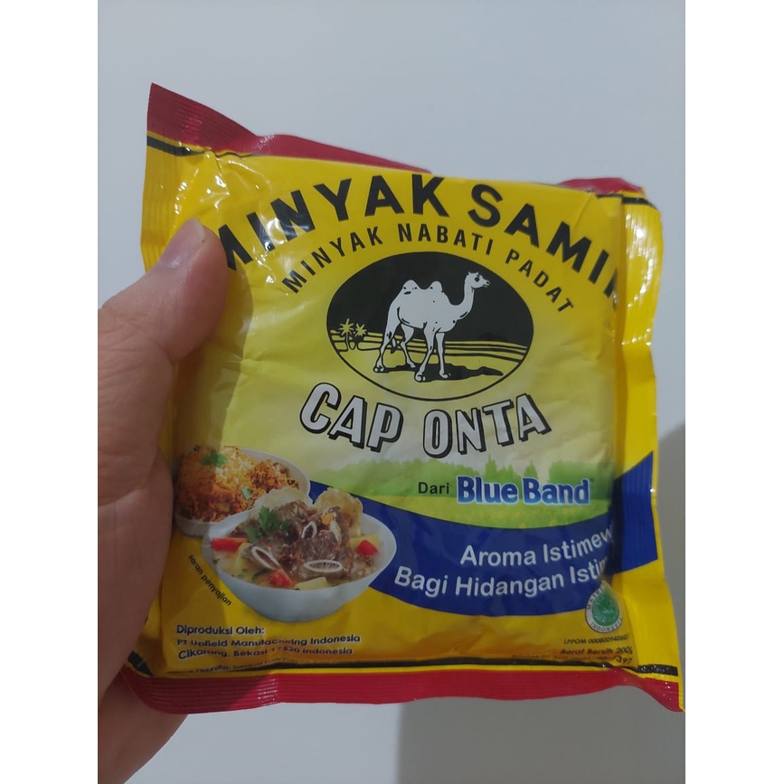 

[oddsolshop] pekanbaru/Blue Band Cap Onta Minyak Samin 200GR Saset Nabati Padat Halal Aroma Istimewa