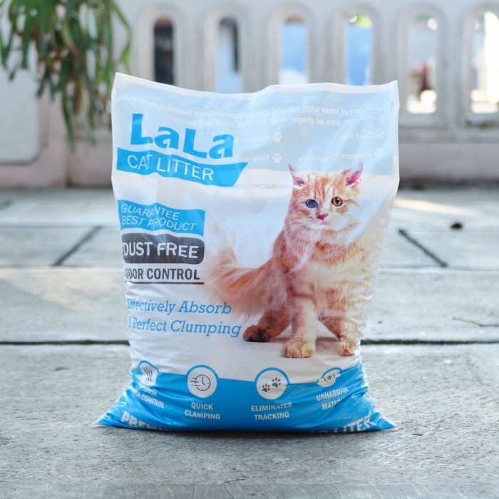LALA Pasir Kucing Cat Litter Wangi Bubblegum 10 liter
