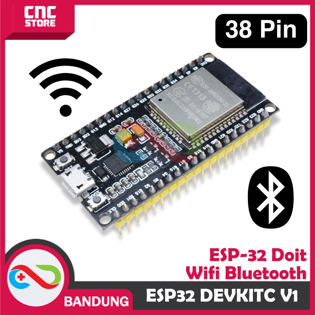 ESP32 ESP-32 DOIT WIFI BLUETOOTH IOT ESP-32S DEVELOPMENT BOARD 38 PIN