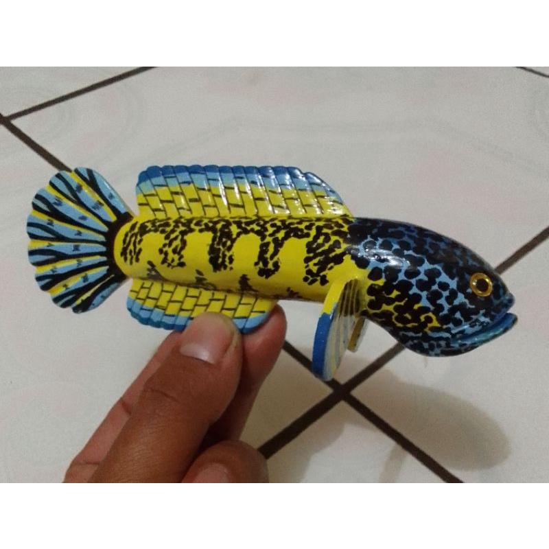 patung ikan chana/Replika patung chana